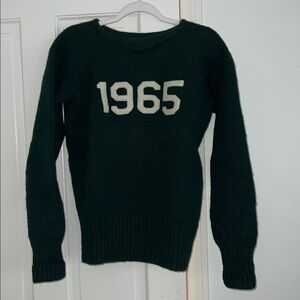 Vintage Dark Green 1965 Dartmouth Sweater